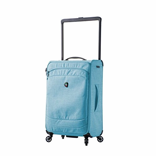 Mia Toro M1127-24In-Aqa Italy Kitelite Strato Softside 24 Inch Spinner, Blue