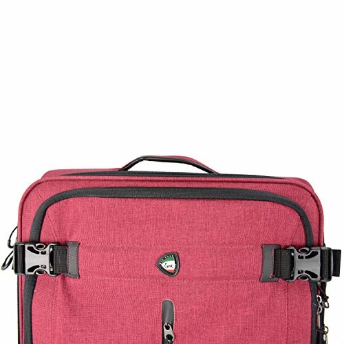Mia Toro M1135-24In-Gry Italy Ischia Softside 24 Inch Spinner, Gray