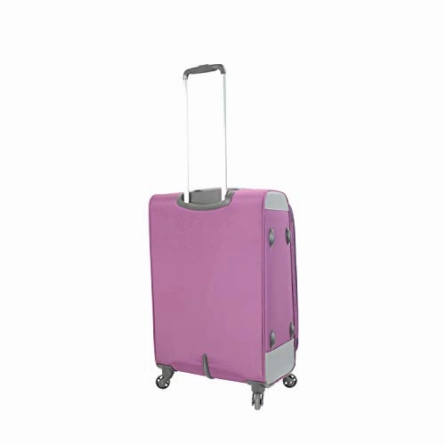 Mia Toro M1136-20In-Blu Italy Sardinia Softside Spinner 20" Carry-On, Blue