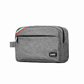 Mia Toro Organizer Packing Toiletry Bag, Gray