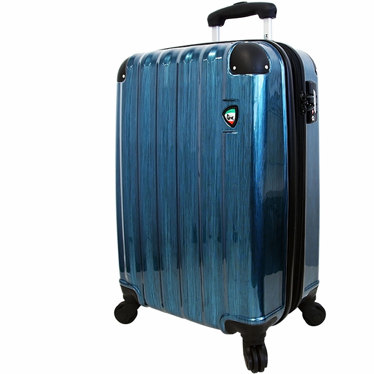 Mia Toro Spazzolato Lucido Hardside Spinner Carry On