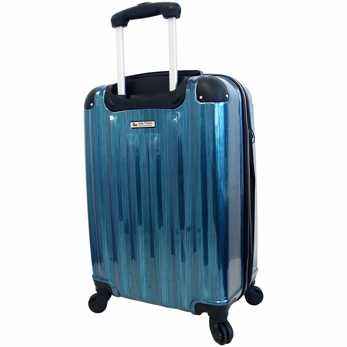 Mia Toro Spazzolato Lucido Hardside Spinner Carry On