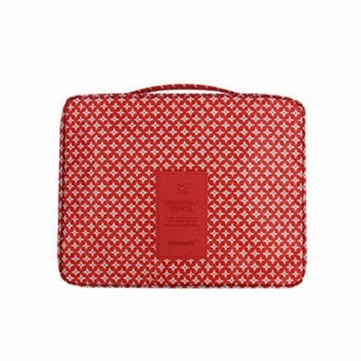 Mihawk Beautician Vanity Necessaire Trip Women Travel Toiletry Wash Bra Underwear Makeup Case
