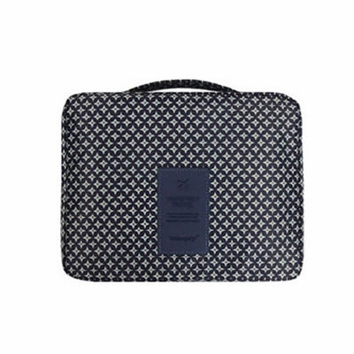 Mihawk Beautician Vanity Necessaire Trip Women Travel Toiletry Wash Bra Underwear Makeup Case