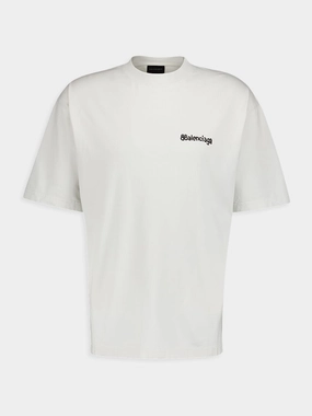 Minimalist Logo Cotton T-Shirt Tops Mens - flannel shirts