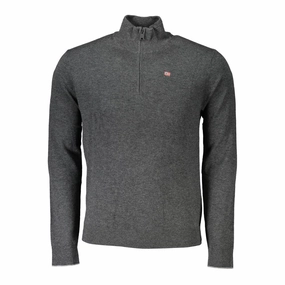 Napapijri Chic  Half-Zip Embroide Men's Sweater knit sweaters cheap