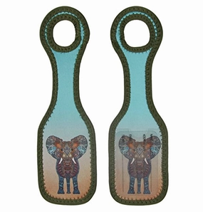 Neoprene Designer Luggage Tags By Art Of Travel - Unique Fun Travel Id Labels For Baggage,