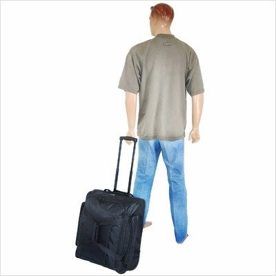 Netpack Travel Light Wheeled Duffel (Black)