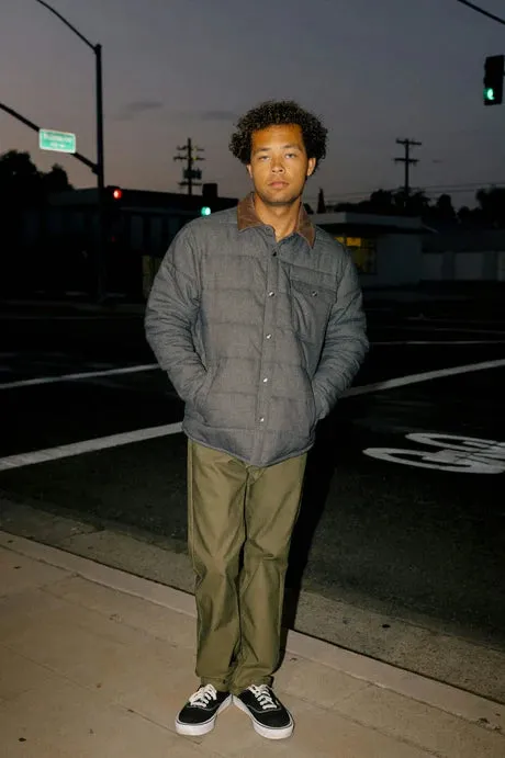 Purchase BRIXTON Men's Cass Jacket (Shacket) - Mixed Twill online store, hurry up to choose our clearance Items.