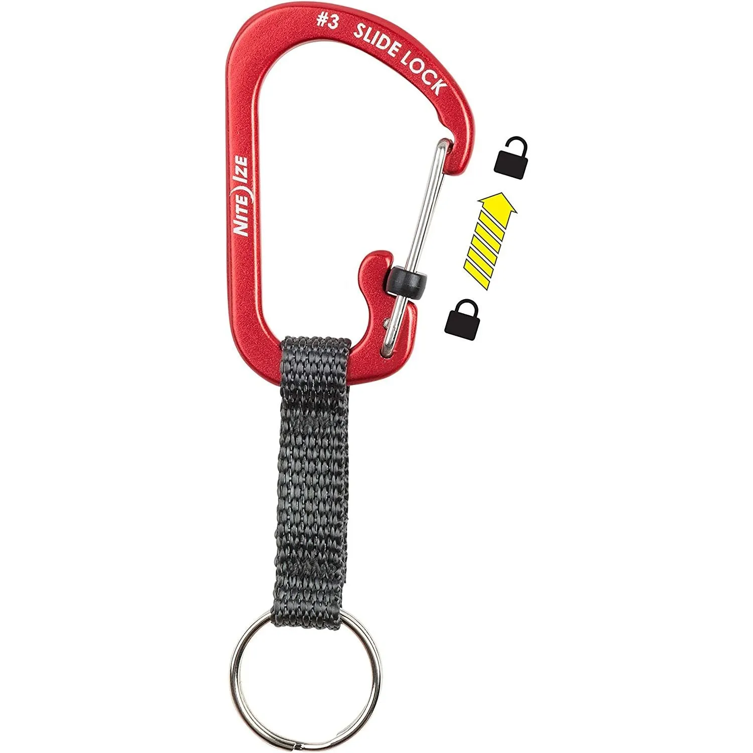 Choose Genuine Nite Ize SlideLock Key Ring Aluminum #3 , get your Items classic style, orders here.