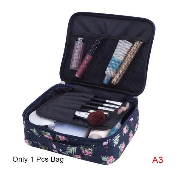 New Cute Printing Cosmetic Storage Bag Women Travel Toiletry Beauty Makeup Case Luggage Organizer