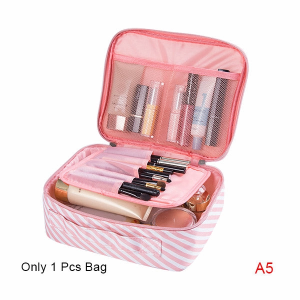 New Cute Printing Cosmetic Storage Bag Women Travel Toiletry Beauty Makeup Case Luggage Organizer