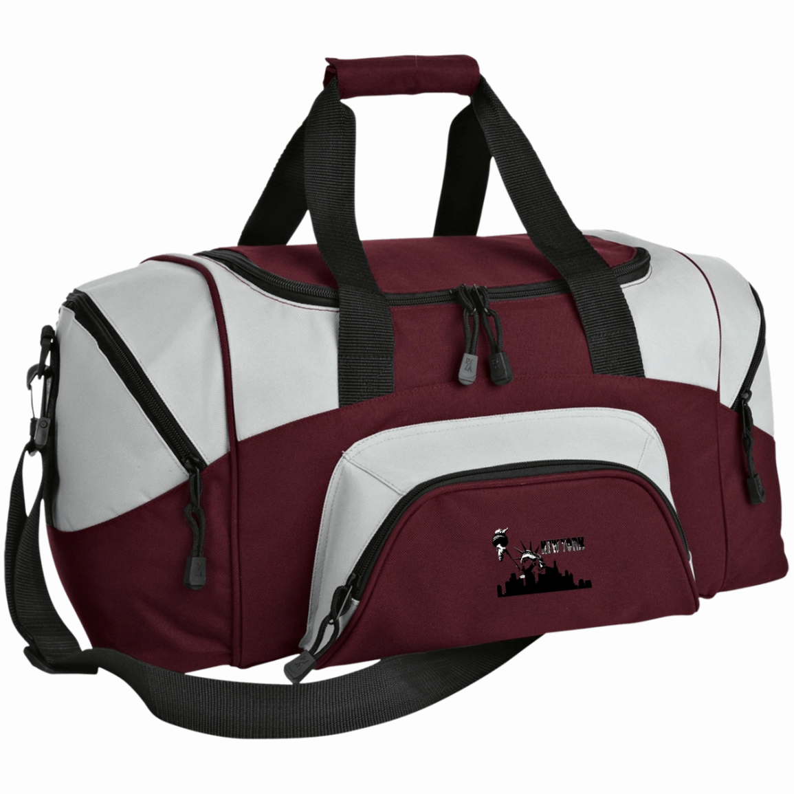New York New York - Travel Experts Colorblock Sport Duffel Bag
