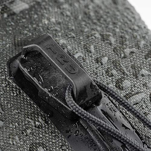 Nite Ize Runoff Waterproof Toiletry Bag, Full-Size Waterproof Hanging Toiletry Bag. Tough Trusted Protection for Adventure Travel, Black