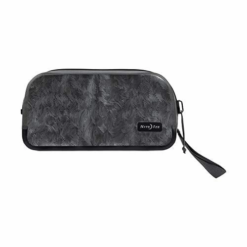 Nite Ize Runoff Waterproof Toiletry Bag, Full-Size Waterproof Hanging Toiletry Bag. Tough Trusted Protection for Adventure Travel, Black