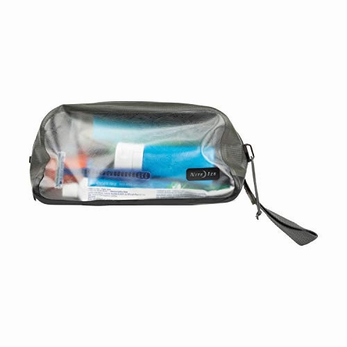 Nite Ize Runoff Waterproof Toiletry Bag, Full-Size Waterproof Hanging Toiletry Bag. Tough Trusted Protection for Adventure Travel, Black