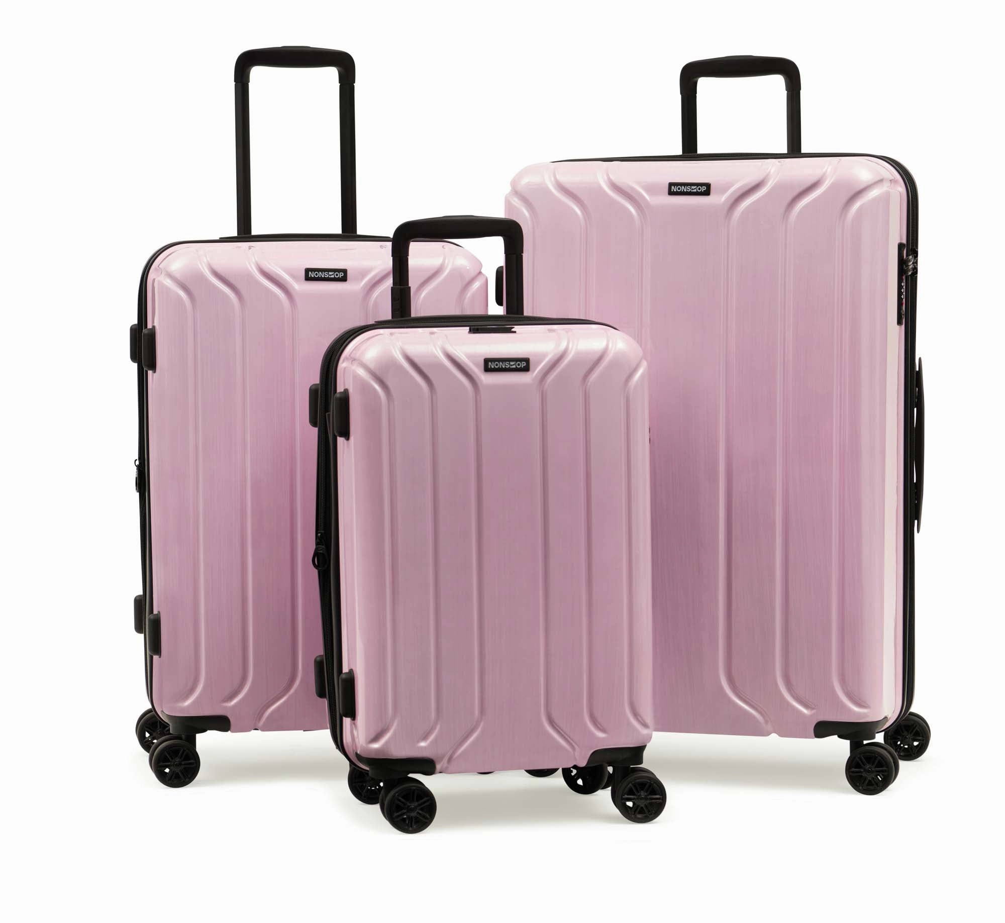 NONSTOP New York Elite 3-Piece Expandable Spinner Luggage Set and 3-Piece Packing Cube Set