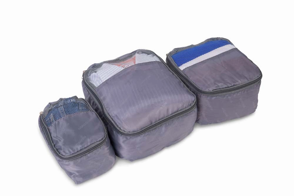 NONSTOP New York Elite 3-Piece Expandable Spinner Luggage Set and 3-Piece Packing Cube Set