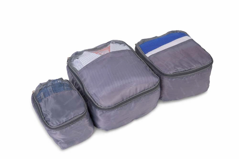 NONSTOP New York Elite 3-Piece Expandable Spinner Luggage Set and 3-Piece Packing Cube Set