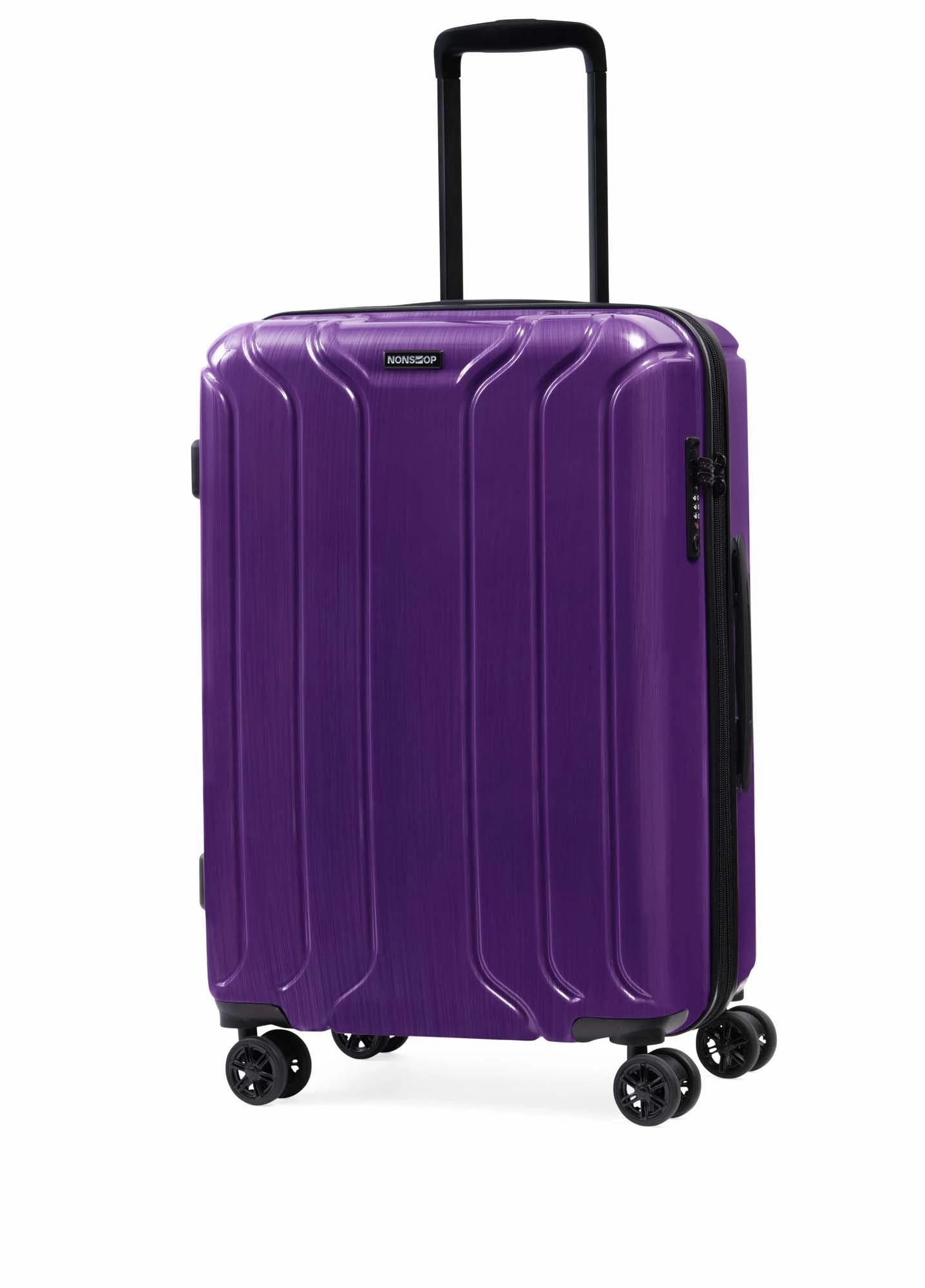 NONSTOP New York Elite 3-Piece Expandable Spinner Luggage Set with Powerbank & 3-Piece Packing Cube Set
