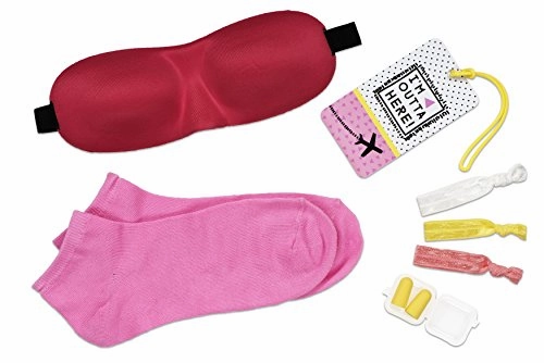 NPW-USA 7 Piece Beauty Junky In-Flight Essential Travel Comfort Kit