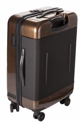 Numinous London Smart Executive 24" Hardside Spinner Gold Brush