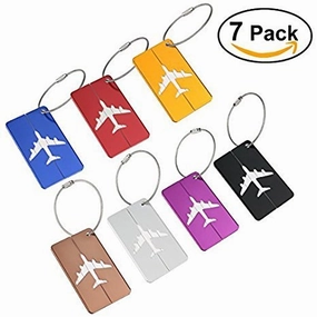 Nuolux Travel Luggage Tags Suitcase Luggage Bag Tags, Travel Id Bag Tag Airlines Baggage Labels