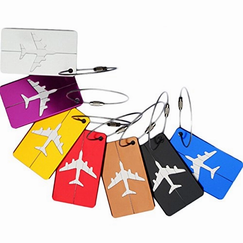Nuolux Travel Luggage Tags Suitcase Luggage Bag Tags, Travel Id Bag Tag Airlines Baggage Labels