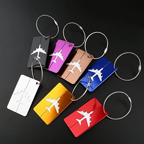 Nuolux Travel Luggage Tags Suitcase Luggage Bag Tags, Travel Id Bag Tag Airlines Baggage Labels