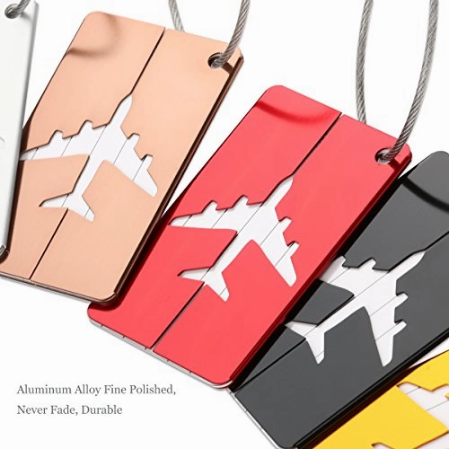 Nuolux Travel Luggage Tags Suitcase Luggage Bag Tags, Travel Id Bag Tag Airlines Baggage Labels