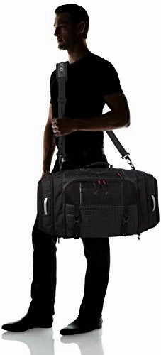 Oakley Mens Link Duffel Bag One Size Jet Black