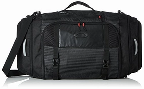 Oakley Mens Link Duffel Bag One Size Jet Black