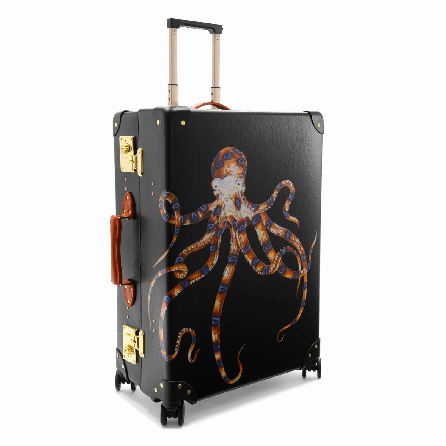 Octopussy  Large Check-In - 4 Wheels | Black/Black/Gold