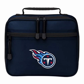 Officially Licensed NFL Tennessee Titans "Cooltime" Lunch Kit Bag, Blue, 10" x 8" x 3"