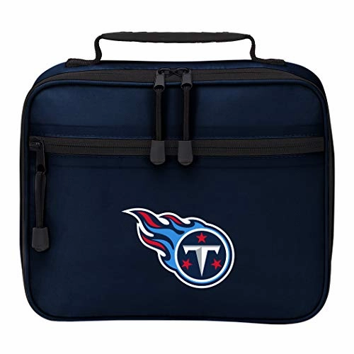 Officially Licensed NFL Tennessee Titans "Cooltime" Lunch Kit Bag, Blue, 10" x 8" x 3"