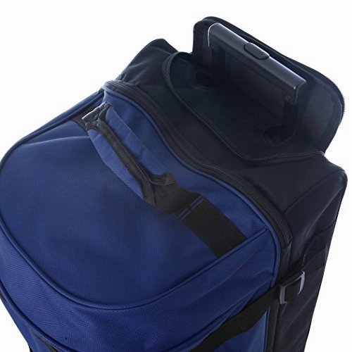 Olympia 30" Drop Bottom Rolling Duffel, Navy