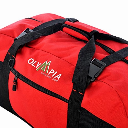 Olympia Luggage 30 Inch Sports Duffel Bag, Red, One Size