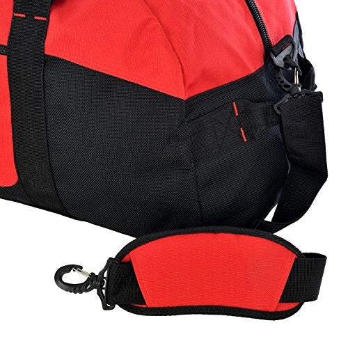 Olympia Luggage 30 Inch Sports Duffel Bag, Red, One Size