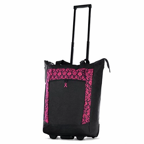 Olympia Rolling Shopper Tote, Pink, One Size