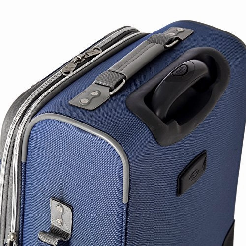 Olympia Tuscany 21" Expandable Carry-on Spinner, Blue