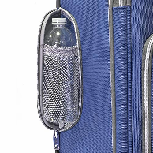 Olympia Tuscany 21" Expandable Carry-on Spinner, Blue