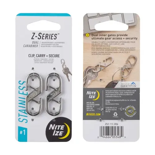 Shop for Original Nite Ize Z-Series Dual Carabiner #1 2PK ,Low Price in Stock , welcome to orders our authentic online store.