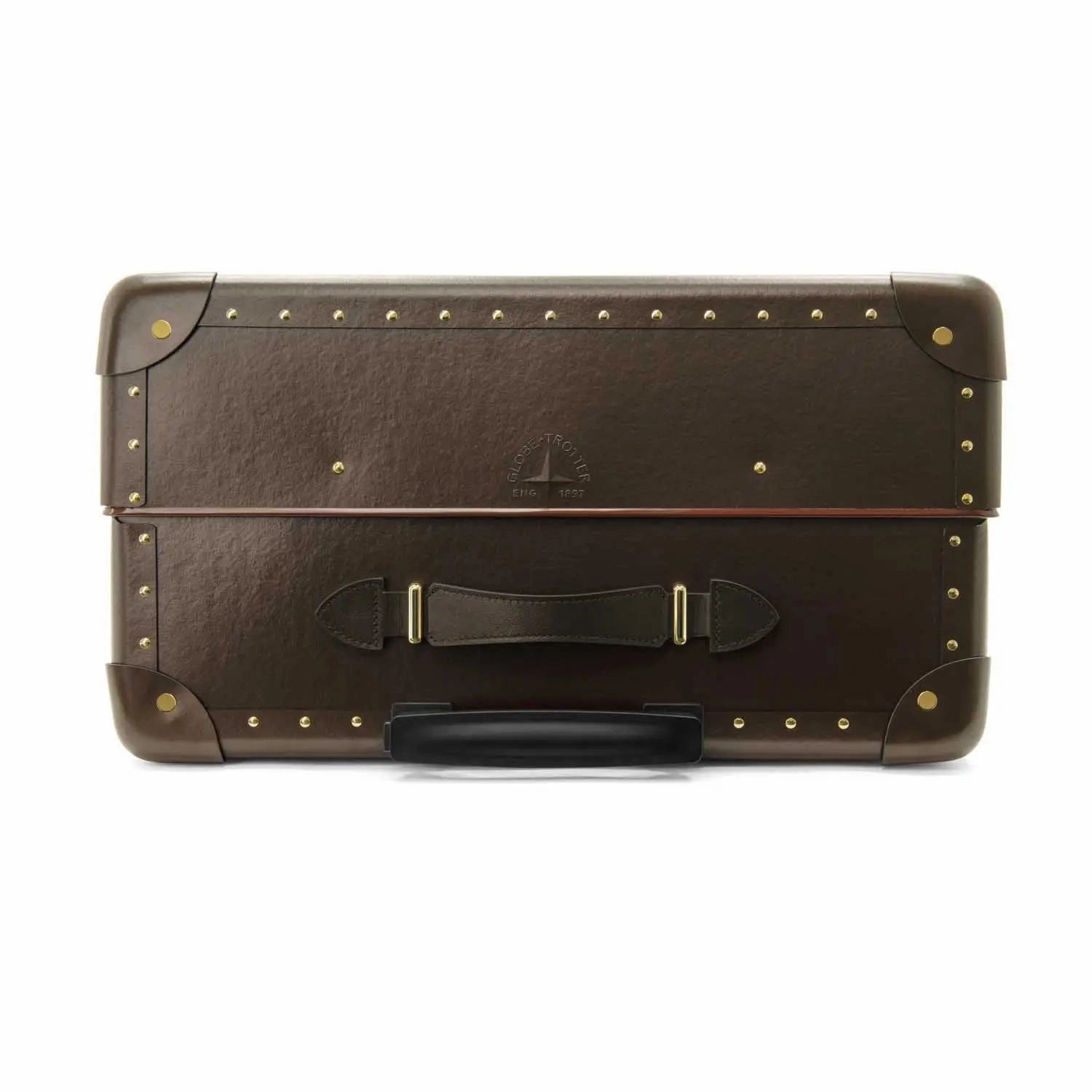 Original  Large Check-In - 4 Wheels | Brown/Brown/Gold