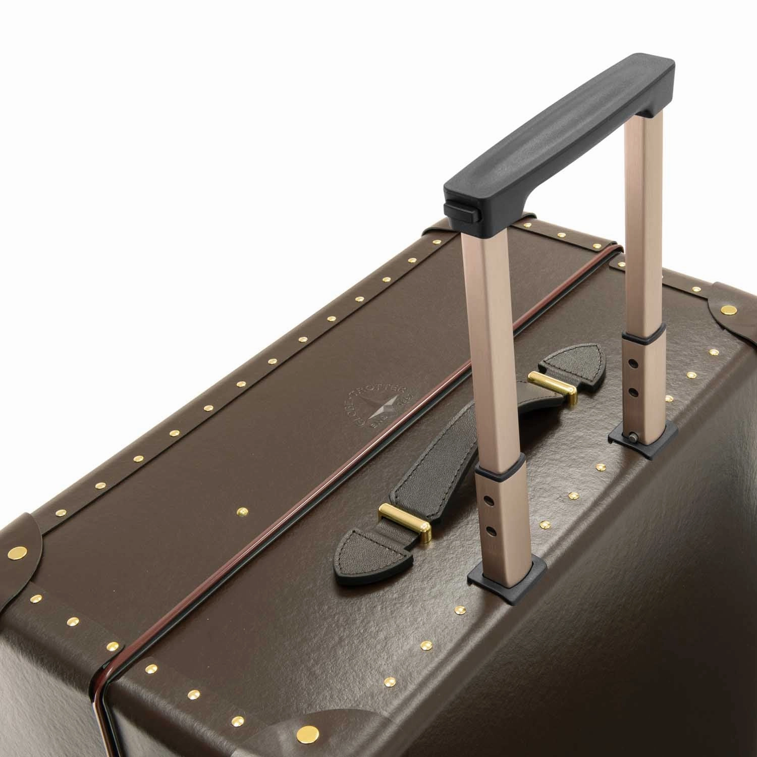 Original  Large Check-In - 4 Wheels | Brown/Brown/Gold