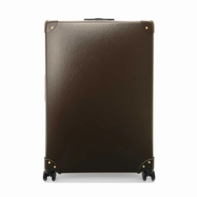 Original  Large Check-In - 4 Wheels | Brown/Brown/Gold