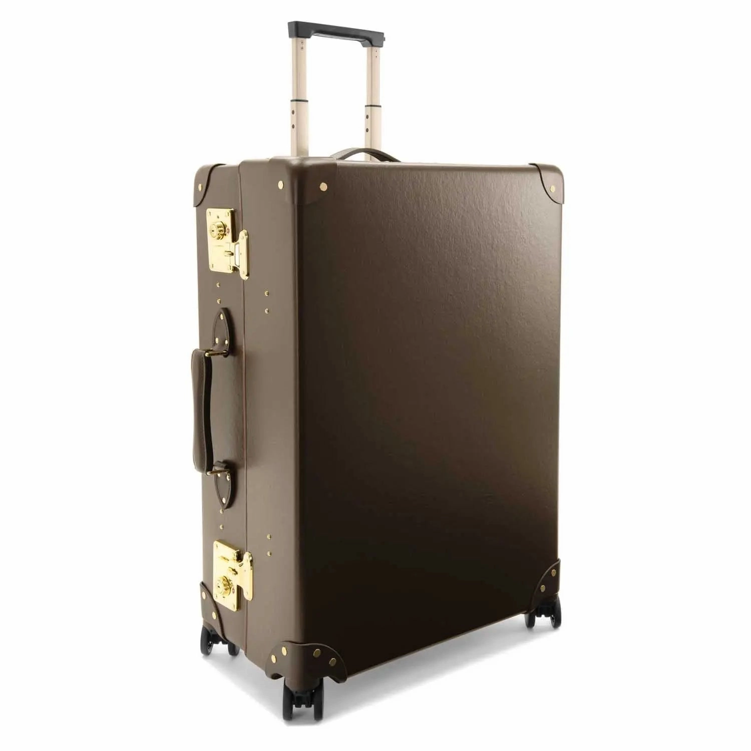 Original  Large Check-In - 4 Wheels | Brown/Brown/Gold