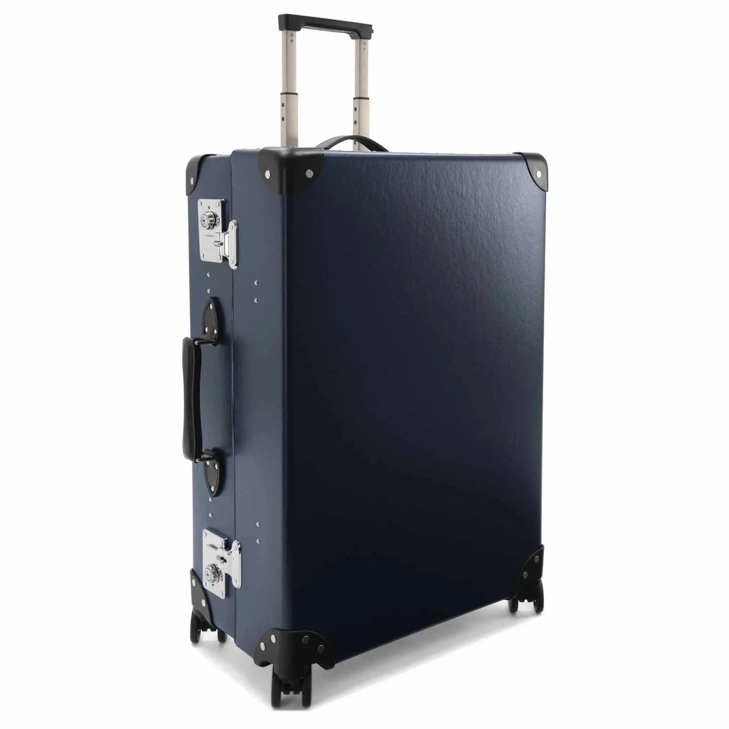 Original  Large Check-In - 4 Wheels | Navy/Black/Chrome