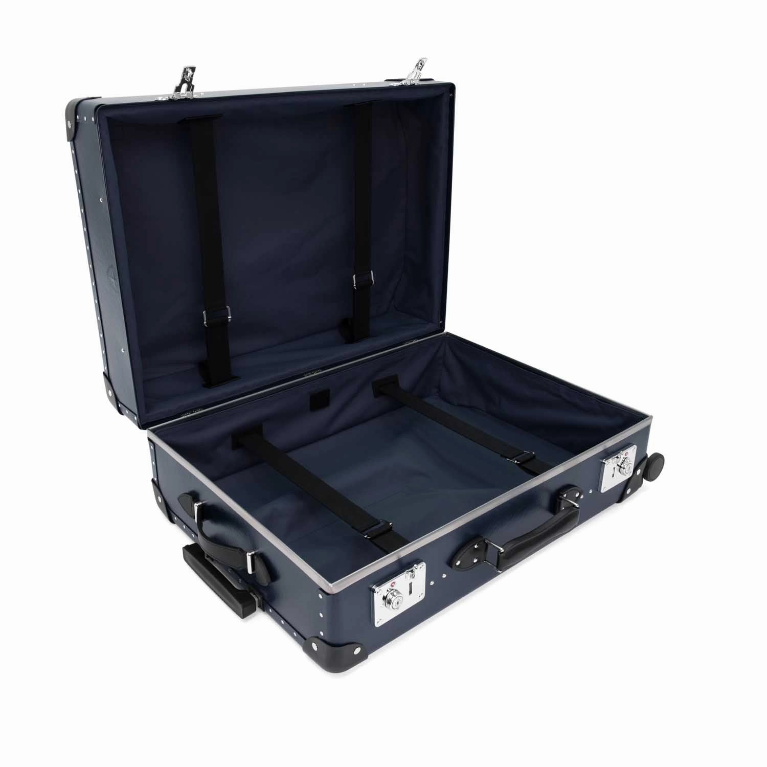 Original  Large Check-In - 4 Wheels | Navy/Black/Chrome
