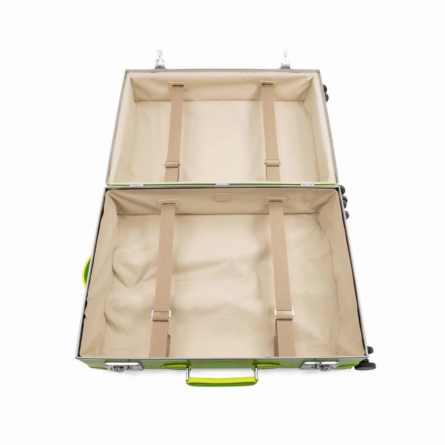 Original  Large Check-In - 4 Wheels | Parrot Green/Parrot Green/Chrome