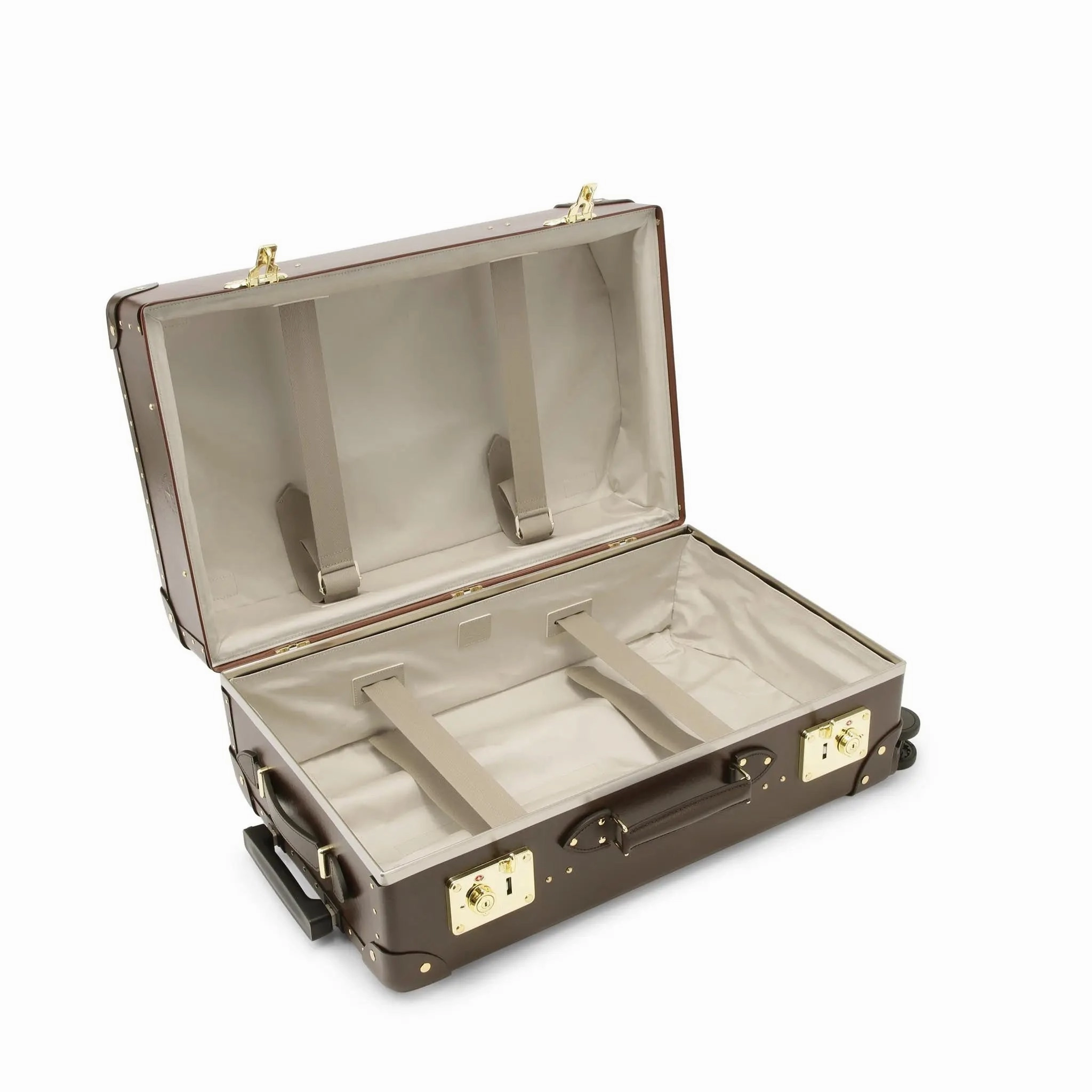 Original  Medium Check-In - 4 Wheels | Brown/Brown/Gold